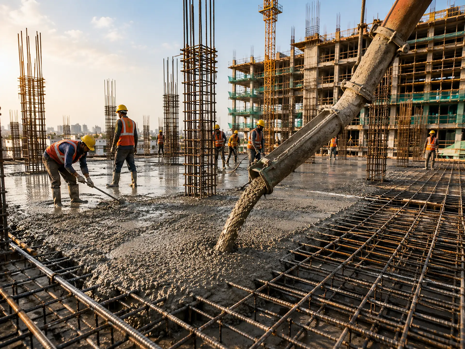 Industrial shed foundation reinforcement